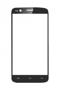 Replacement Front Glass For Xolo Q610s Black By - Maxbhi.com
