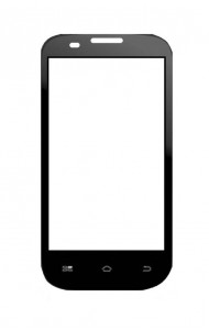 Replacement Front Glass For Micromax Ninja A89 White By - Maxbhi.com