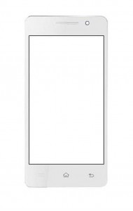 Replacement Front Glass For Intex Aqua Glow White By - Maxbhi.com