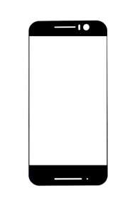 Replacement Front Glass For Htc One S9 Black By - Maxbhi.com