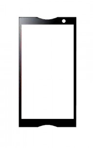 Replacement Front Glass For Pantech Vega No 6 Black By - Maxbhi.com
