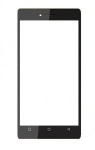 Replacement Front Glass For Zen Admire Star Black By - Maxbhi.com