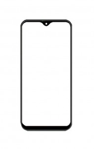 Replacement Front Glass For Ulefone Note 8 Black By - Maxbhi Com
