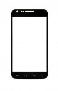 Replacement Front Glass For Samsung Galaxy S Ii Skyrocket Hd I757 Black By - Maxbhi.com