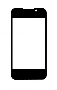 Replacement Front Glass For Spice Stellar Nhance 2 Mi437 White By - Maxbhi Com