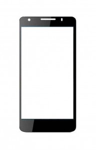 Replacement Front Glass For Intex Cloud M6 8gb Blue By - Maxbhi.com