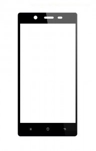 Replacement Front Glass For Videocon Krypton V50fg Black By - Maxbhi.com