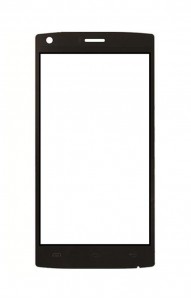 Replacement Front Glass For Doogee X5 Max Pro Black By - Maxbhi.com