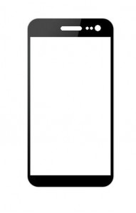 Replacement Front Glass For Xtouch X1 Mini Black By - Maxbhi.com