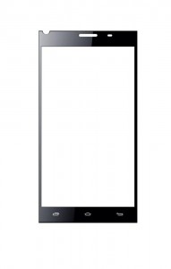 Replacement Front Glass For Colors Mobile Xfactor X114 Quad Black By - Maxbhi.com