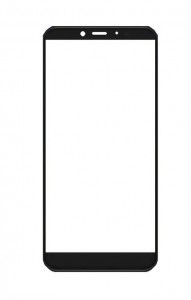 Replacement Front Glass For Alcatel 1s Black By - Maxbhi Com