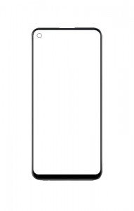 Replacement Front Glass For Honor 9c White By - Maxbhi Com