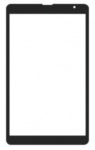 Replacement Front Glass For Blackview Tab 6 Grey By - Maxbhi Com
