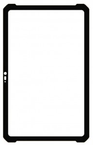 Replacement Front Glass For Ulefone Armor Pad 2 Black By - Maxbhi Com