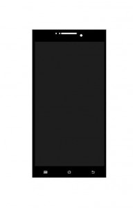 Lcd With Touch Screen For Karbonn Platinum P9 Black By - Maxbhi.com