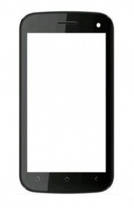 Replacement Front Glass For Micromax Canvas Xl A119 Black By - Maxbhi.com