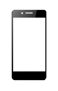 Replacement Front Glass For Micromax Bharat 2 Black By - Maxbhi.com