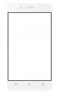 Replacement Front Glass For Lava Flair P3 White By - Maxbhi.com
