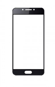 Replacement Front Glass For Samsung Galaxy C5 Pro Black By - Maxbhi.com