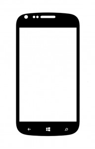Replacement Front Glass For Samsung Ativ Odyssey I930 Black By - Maxbhi.com