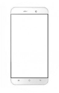 Replacement Front Glass For Karbonn Quattro L52 Vr White By - Maxbhi.com