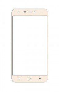 Touch Screen Digitizer For Intex Aqua Hd 5.5 White By - Maxbhi.com