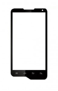 Replacement Front Glass For Motorola Atrix Tv Xt687 Dual Chip Black By - Maxbhi.com