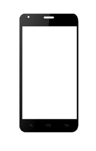 Replacement Front Glass For Celkon 2gb Xpress Black By - Maxbhi.com