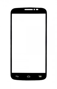 Replacement Front Glass For Alcatel Pop C7 Black By - Maxbhi.com