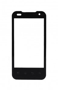 Replacement Front Glass For Lg Star P990 Optimus Speed Black By - Maxbhi.com