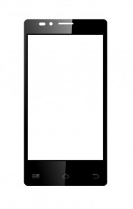 Replacement Front Glass For Bq E2 Black By - Maxbhi.com