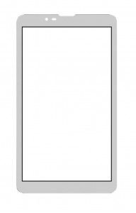 Replacement Front Glass For Unic N3 Black By - Maxbhi.com