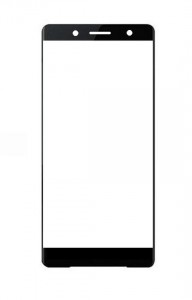 Replacement Front Glass For Sony Xperia Xz2 Compact Black By - Maxbhi.com
