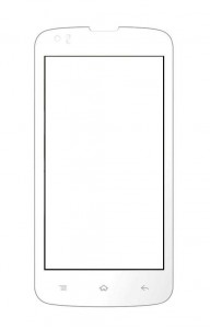 Touch Screen Digitizer For Intex Cloud N12 White By - Maxbhi.com
