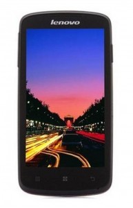 LCD with Touch Screen for Lenovo A630 - Black