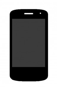 Lcd With Touch Screen For Spice N300 Black By - Maxbhi.com