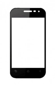 Replacement Front Glass For Videocon A15 Plus Black By - Maxbhi.com