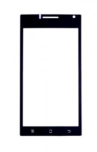 Replacement Front Glass For Huawei Ascend P1 U9200 Black By - Maxbhi.com