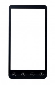 Replacement Front Glass For Htc Evo 3d G17 White By - Maxbhi.com