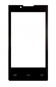 Replacement Front Glass For Spice Xlife 425 3g Grey By - Maxbhi.com