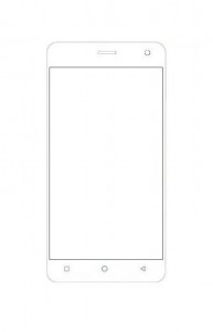 Replacement Front Glass For Karbonn A7 Turbo White By - Maxbhi.com