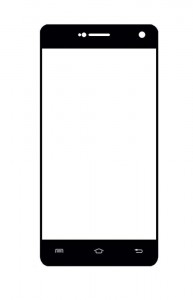Replacement Front Glass For Iball Andi5t Cobalt2 White By - Maxbhi.com