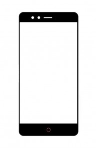 Replacement Front Glass For Zte Nubia Z17 Minis Black By - Maxbhi.com