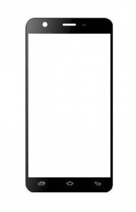Replacement Front Glass For Mtech Turbo 4g Black By - Maxbhi.com