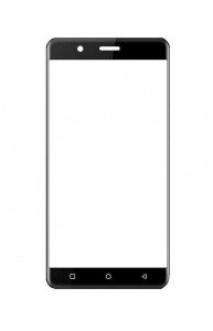 Replacement Front Glass For Clout X417 Amaze White By - Maxbhi.com