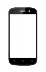 Replacement Front Glass For Mtech Ace 4g Black By - Maxbhi.com
