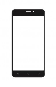 Replacement Front Glass For Blu Studio X10 Black By - Maxbhi Com