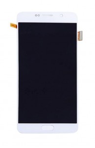 Lcd With Touch Screen For Samsung Galaxy Note5 Cdma White By - Maxbhi.com