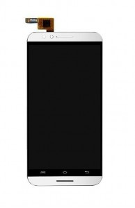 Lcd With Touch Screen For Lava A67 White By - Maxbhi.com