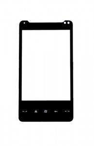 Replacement Front Glass For Htc Hd Mini White By - Maxbhi.com